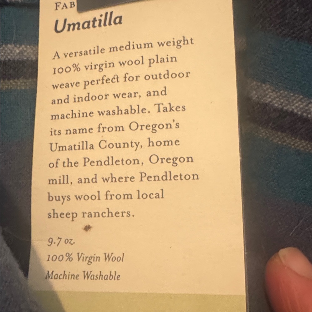 Pendleton Umatilla NWT light weight zip up jacket… - image 2